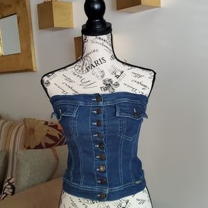 Denim tube top (gently used)